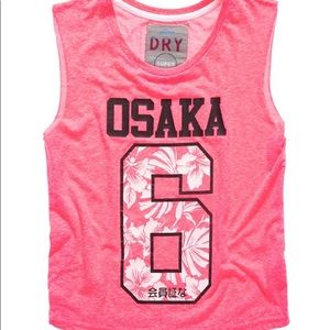Superdry Hibiscus Cropped Vest Top